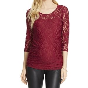 Jessica Simpson lace maternity shirt